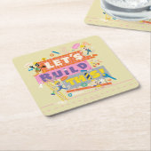 BUGS BUNNY BUILDERS™| "Laten we dit bouwen" Werksi Kartonnen Onderzetters (Schuin)