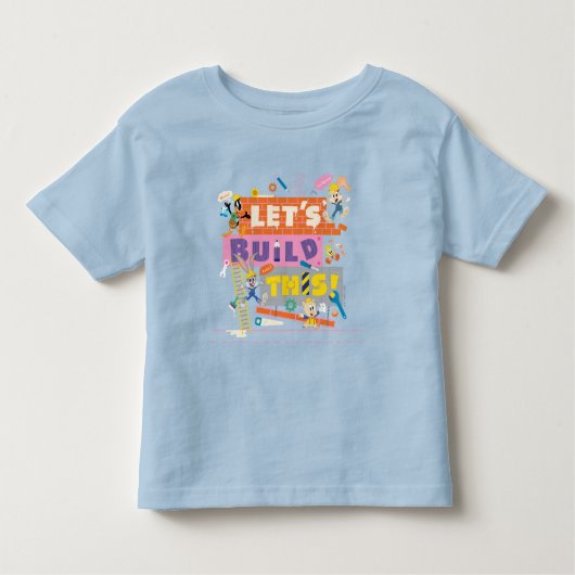 BUGS BUNNY BUILDERS™| "Laten we dit bouwen" Werksi Kinder Shirts (Voorkant)