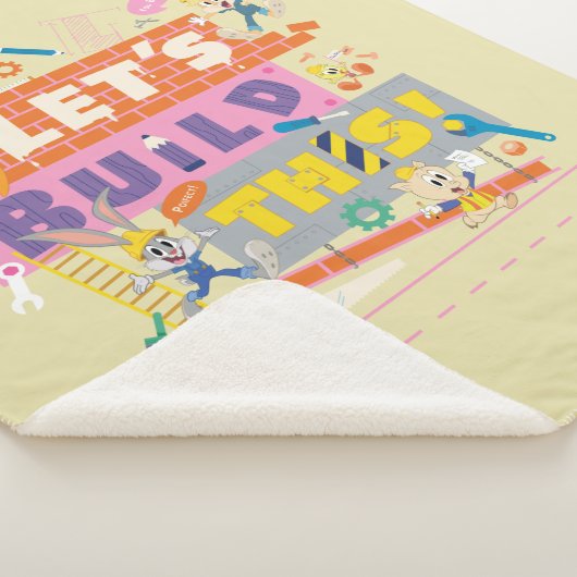 BUGS BUNNY BUILDERS™| "Laten we dit bouwen" Werksi Sherpa Deken (3/4)