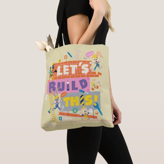 BUGS BUNNY BUILDERS™| "Laten we dit bouwen" Werksi Tote Bag (Dichtbij)