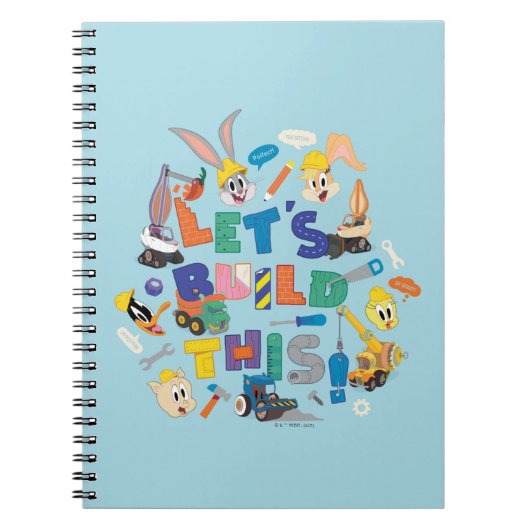 BUGS BUNNY BUILDERS™| "Let's Build This" Collage Notitieboek (Voorkant)