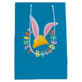 BUGS BUNNY BUILDERS™| Logo cirkel met bouwhelm Medium Cadeauzakje (Achterkant)