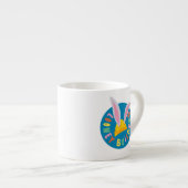 BUGS BUNNY BUILDERS™| Logo Cirkel Valhelm Espresso Kop (Voorkant rechts)