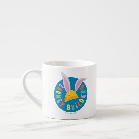 BUGS BUNNY BUILDERS™| Logo Cirkel Valhelm Espresso Kop (Links)