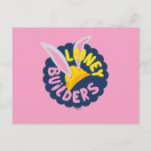 BUGS BUNNY BUILDERS™| Logo met hard Pet Briefkaart (Voorkant)