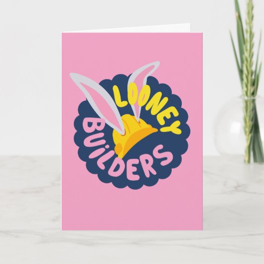 BUGS BUNNY BUILDERS™| Logo met hard Pet Kaart (Voorkant)