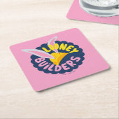 BUGS BUNNY BUILDERS™| Logo met hard Pet Kartonnen Onderzetters (Schuin)