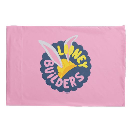 BUGS BUNNY BUILDERS™| Logo met hard Pet Kussensloop (Achterkant)