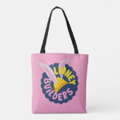 BUGS BUNNY BUILDERS™| Logo met hard Pet Tote Bag (Achterkant)