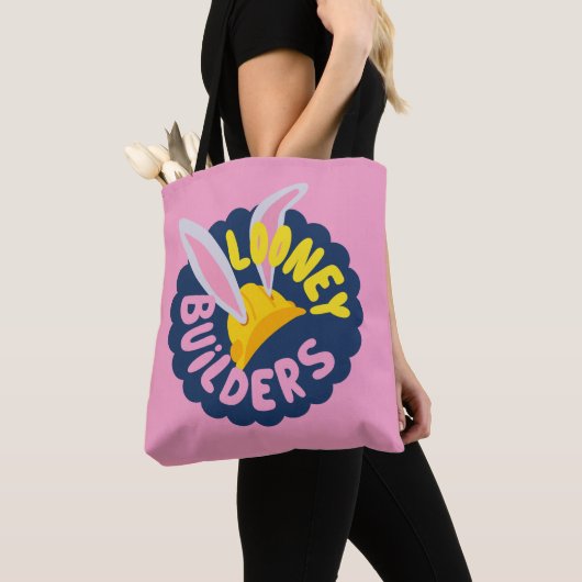 BUGS BUNNY BUILDERS™| Logo met hard Pet Tote Bag (Dichtbij)