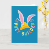 BUGS BUNNY BUILDERS™| Logo voor harde Petten Kaart (Gele Bloem)
