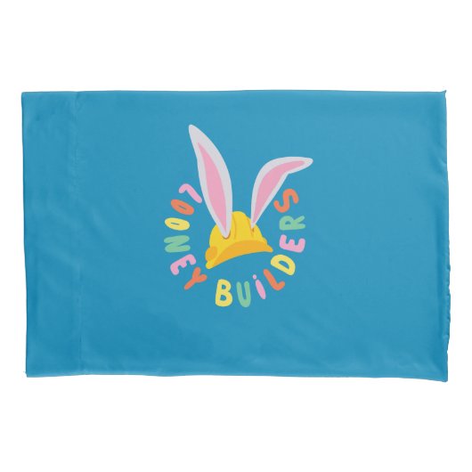 BUGS BUNNY BUILDERS™| Logo voor harde Petten Kussensloop (Voorkant)