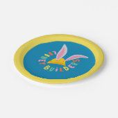 BUGS BUNNY BUILDERS™| Logo voor harde Petten Papieren Bordje (Gekanteld)