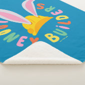 BUGS BUNNY BUILDERS™| Logo voor harde Petten Sherpa Deken (3/4)
