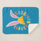 BUGS BUNNY BUILDERS™| Logo voor harde Petten Sherpa Deken (Voorkant (horizontaal))