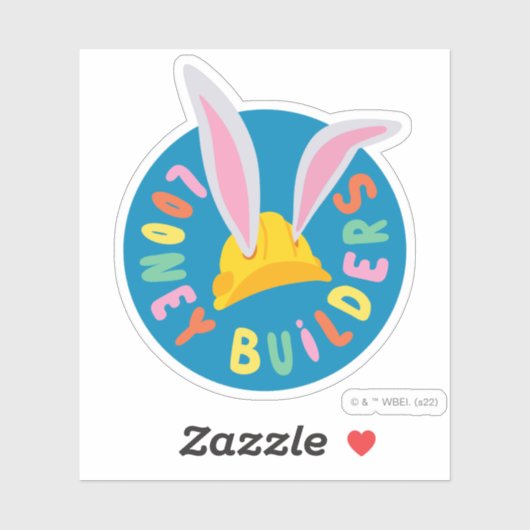BUGS BUNNY BUILDERS™| Logo voor harde Petten Sticker (Vel)