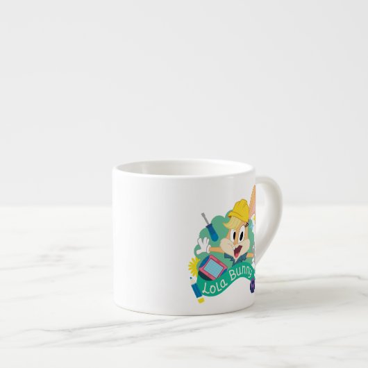 BUGS BUNNY BUILDERS™| Lola Bunny Character Graphic Espresso Kop (Voorkant rechts)