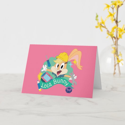 BUGS BUNNY BUILDERS™| Lola Bunny Character Graphic Kaart (Gele Bloem)