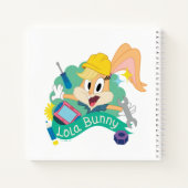 BUGS BUNNY BUILDERS™| Lola Bunny Character Graphic Notitieboek (Achterkant)