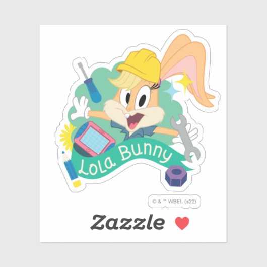 BUGS BUNNY BUILDERS™| Lola Bunny Character Graphic Sticker (Vel)