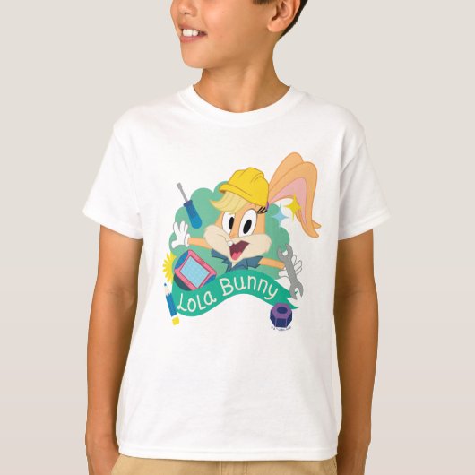 BUGS BUNNY BUILDERS™| Lola Bunny Character Graphic T-shirt (Voorkant)
