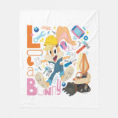 BUGS BUNNY BUILDERS™| Lola Bunny Work Tools Fleece Deken (Voorkant)