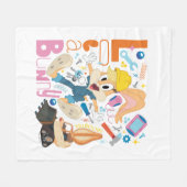 BUGS BUNNY BUILDERS™| Lola Bunny Work Tools Fleece Deken (Voorkant (Horizontaal))