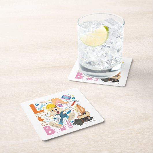 BUGS BUNNY BUILDERS™| Lola Bunny Work Tools Kartonnen Onderzetters (Insitu)