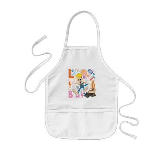 BUGS BUNNY BUILDERS™| Lola Bunny Work Tools Kinder Schort (Voorkant)