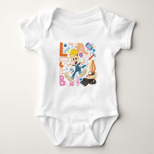 BUGS BUNNY BUILDERS™| Lola Bunny Work Tools Romper (Voorkant)