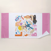 BUGS BUNNY BUILDERS™| Lola Bunny Work Tools Strandlaken (Voorkant)