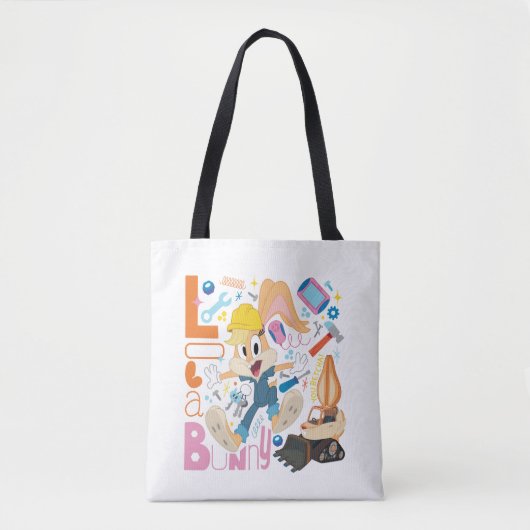 BUGS BUNNY BUILDERS™| Lola Bunny Work Tools Tote Bag (Voorkant)