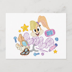 BUGS BUNNY BUILDERS™  Lola Sketch Art Briefkaart