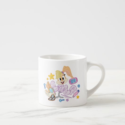 BUGS BUNNY BUILDERS™| Lola Sketch Art Espresso Kop (Rechts)