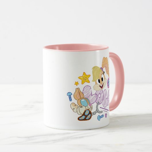 BUGS BUNNY BUILDERS™| Lola Sketch Art Mok (Voorkant rechts)