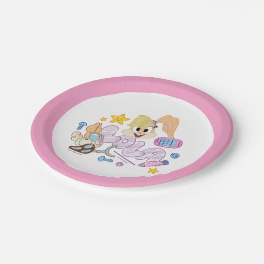 BUGS BUNNY BUILDERS™| Lola Sketch Art Papieren Bordje (Gekanteld)