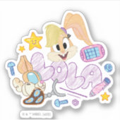 BUGS BUNNY BUILDERS™| Lola Sketch Art Sticker (Voorkant)