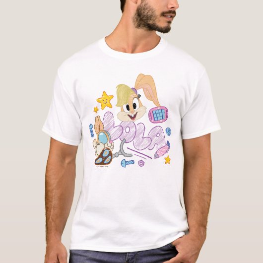 BUGS BUNNY BUILDERS™| Lola Sketch Art T-shirt (Voorkant)