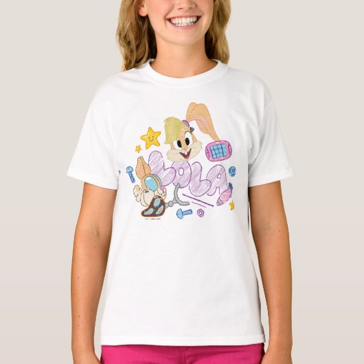 BUGS BUNNY BUILDERS™| Lola Sketch Art T-shirt (Voorkant)
