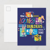 BUGS BUNNY BUILDERS™| Looney Builders Collage Briefkaart (Voorkant / Achterkant)