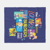 BUGS BUNNY BUILDERS™| Looney Builders Collage Fleece Deken (Voorkant (Horizontaal))