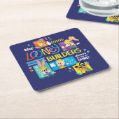 BUGS BUNNY BUILDERS™| Looney Builders Collage Kartonnen Onderzetters (Schuin)