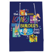 BUGS BUNNY BUILDERS™| Looney Builders Collage Medium Cadeauzakje (Achterkant)