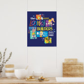 BUGS BUNNY BUILDERS™| Looney Builders Collage Poster (Keuken)