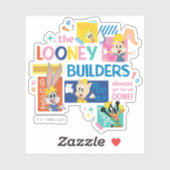 BUGS BUNNY BUILDERS™| Looney Builders Collage Sticker (Vel)