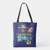 BUGS BUNNY BUILDERS™| Looney Builders Collage Tote Bag (Achterkant)