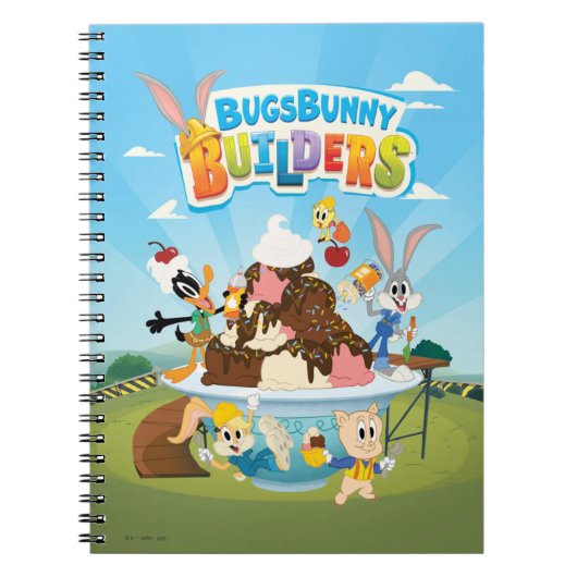 BUGS BUNNY BUILDERS™| Looney Builders Ijs Notitieboek (Voorkant)