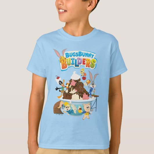 BUGS BUNNY BUILDERS™| Looney Builders Ijs T-shirt (Voorkant)