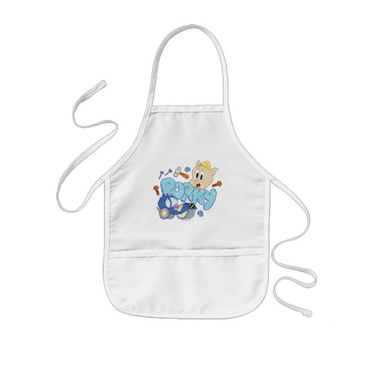 BUGS BUNNY BUILDERS™| Porky-schets Kinder Schort (Voorkant)