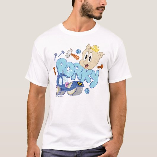 BUGS BUNNY BUILDERS™| Porky-schets T-shirt (Voorkant)